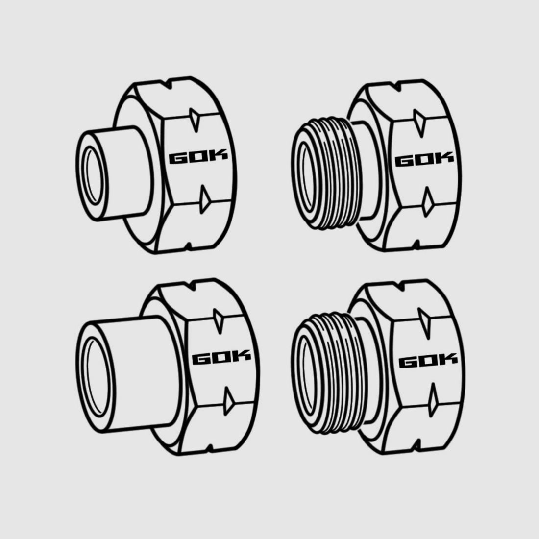 Gasflaschenadapter Euro-Füll-Set D, Bild 1 von 6