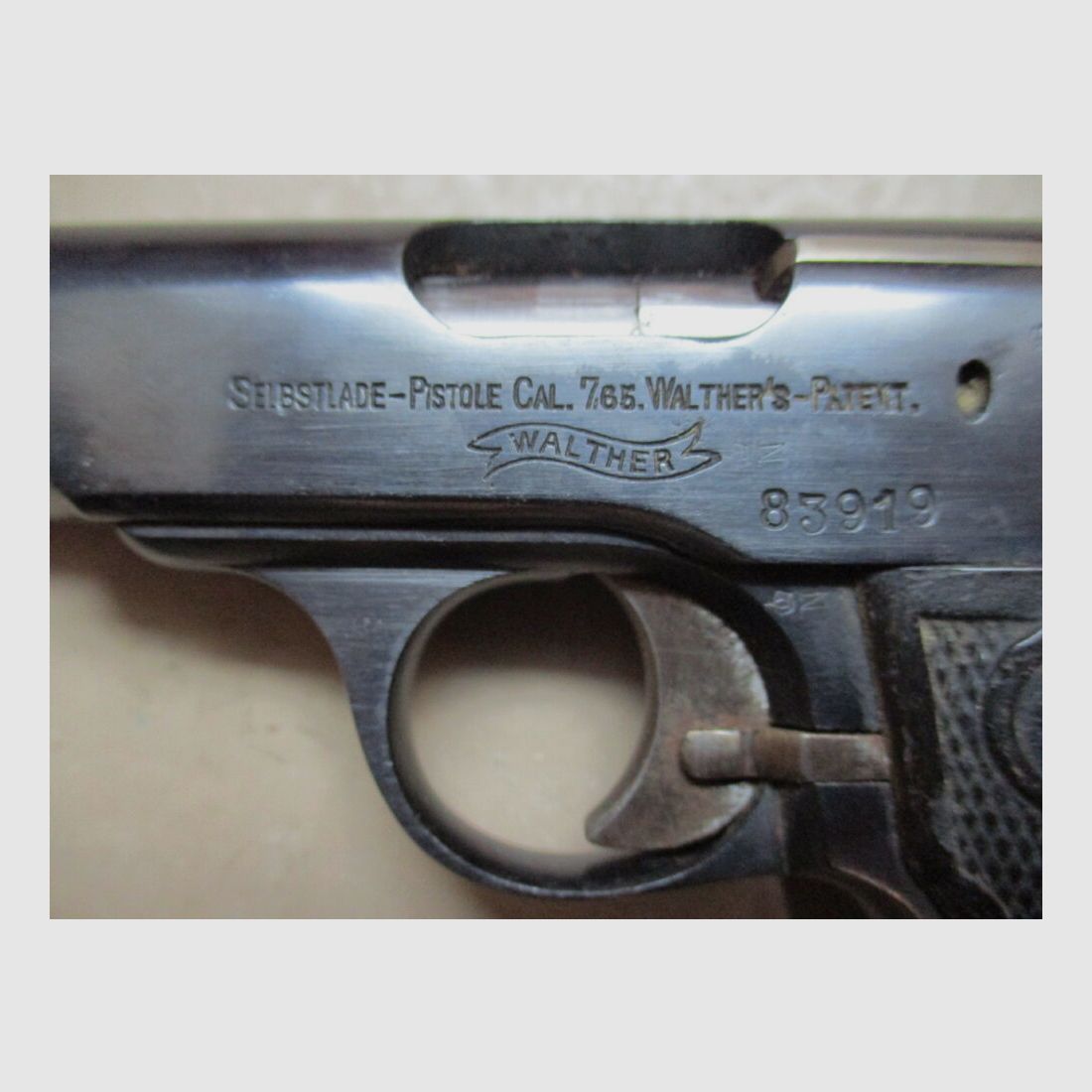 Pistole Walther Mod. 4 IV Militärabnahme Lizenzfertigung J. Meffert 4
