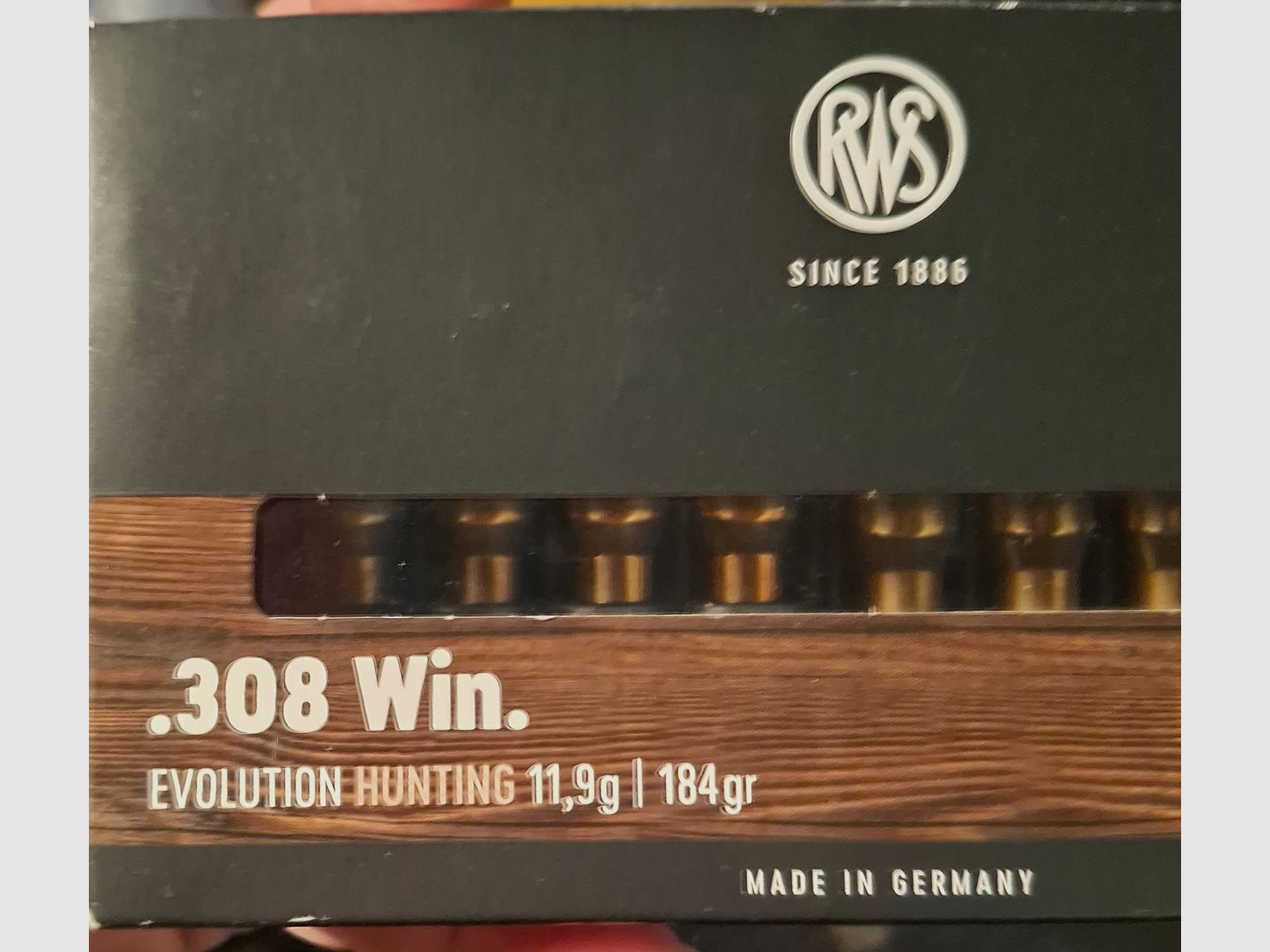 RWS .308 win. Evolution Hunting 11,9g / 184gr.