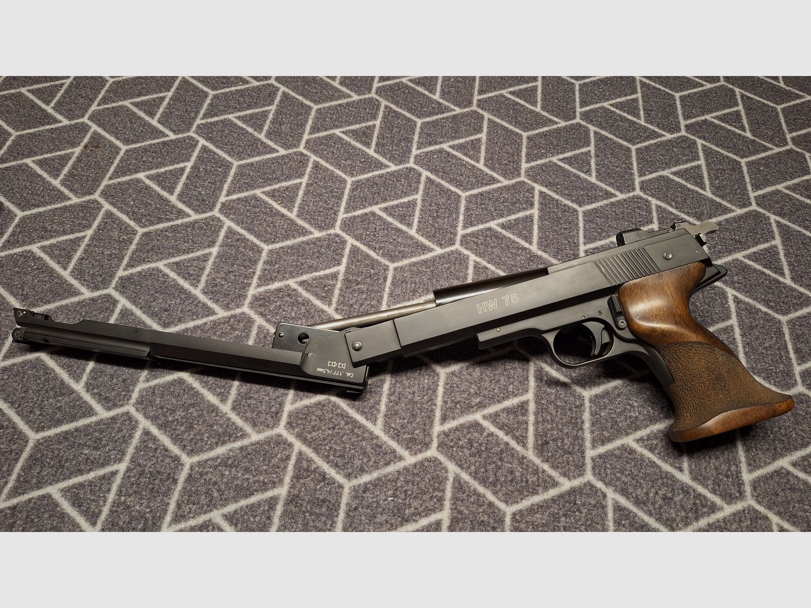 Weihrauch HW 75 Match caliber 4.5 mm - as new!