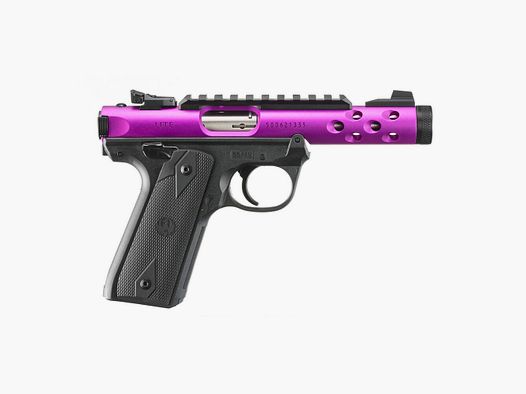 Ruger MARK IV 22/45 LITE .22 LR 4,4"/11,18CM FIOLETOWY ANODYZOWANY 1/2"-28