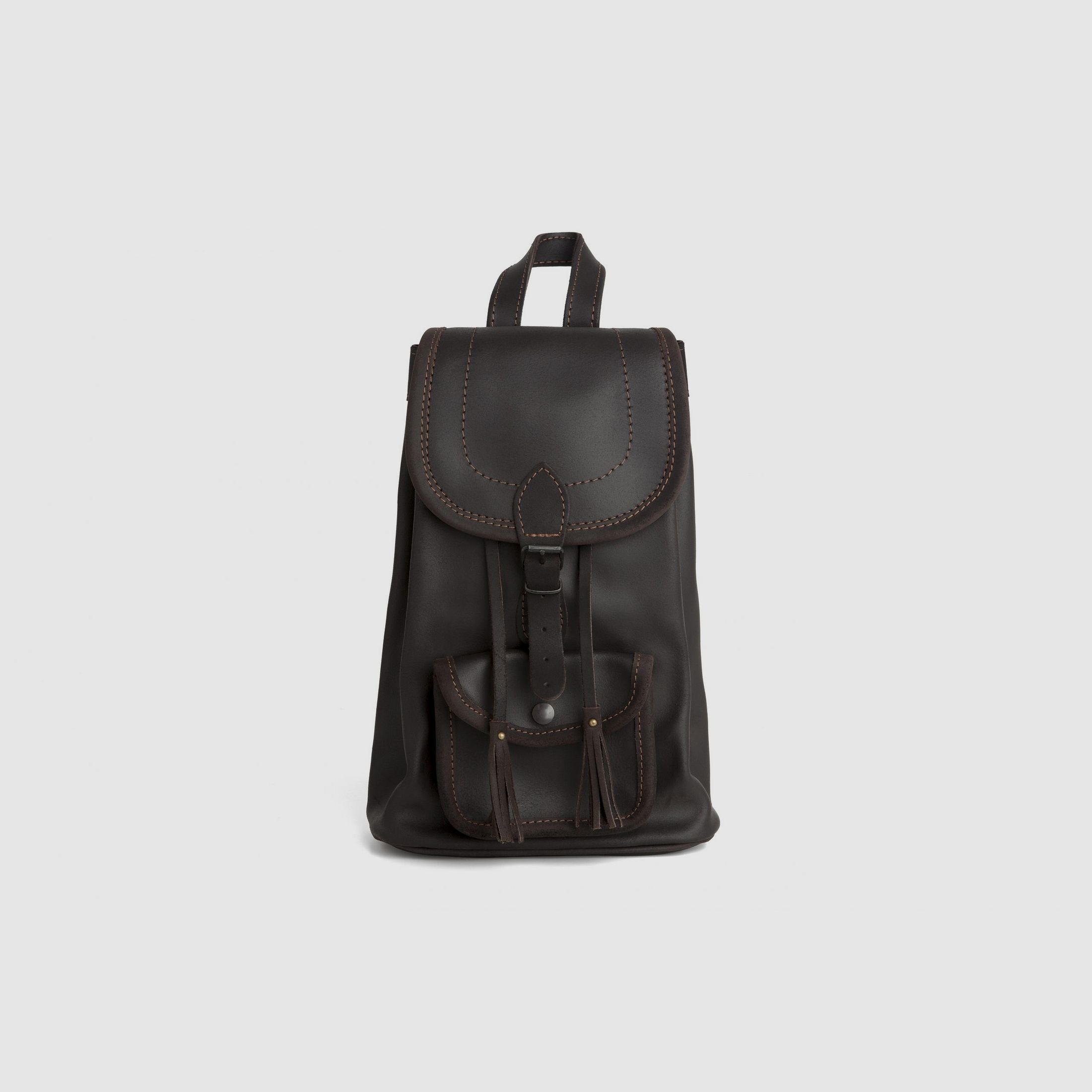Ladies bag in oiled leather