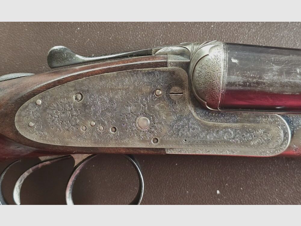 Joseph Lang & Son, LTD., Jaseph Lang Back Action Barlock Sidelock Ejector, image 5 of 10
