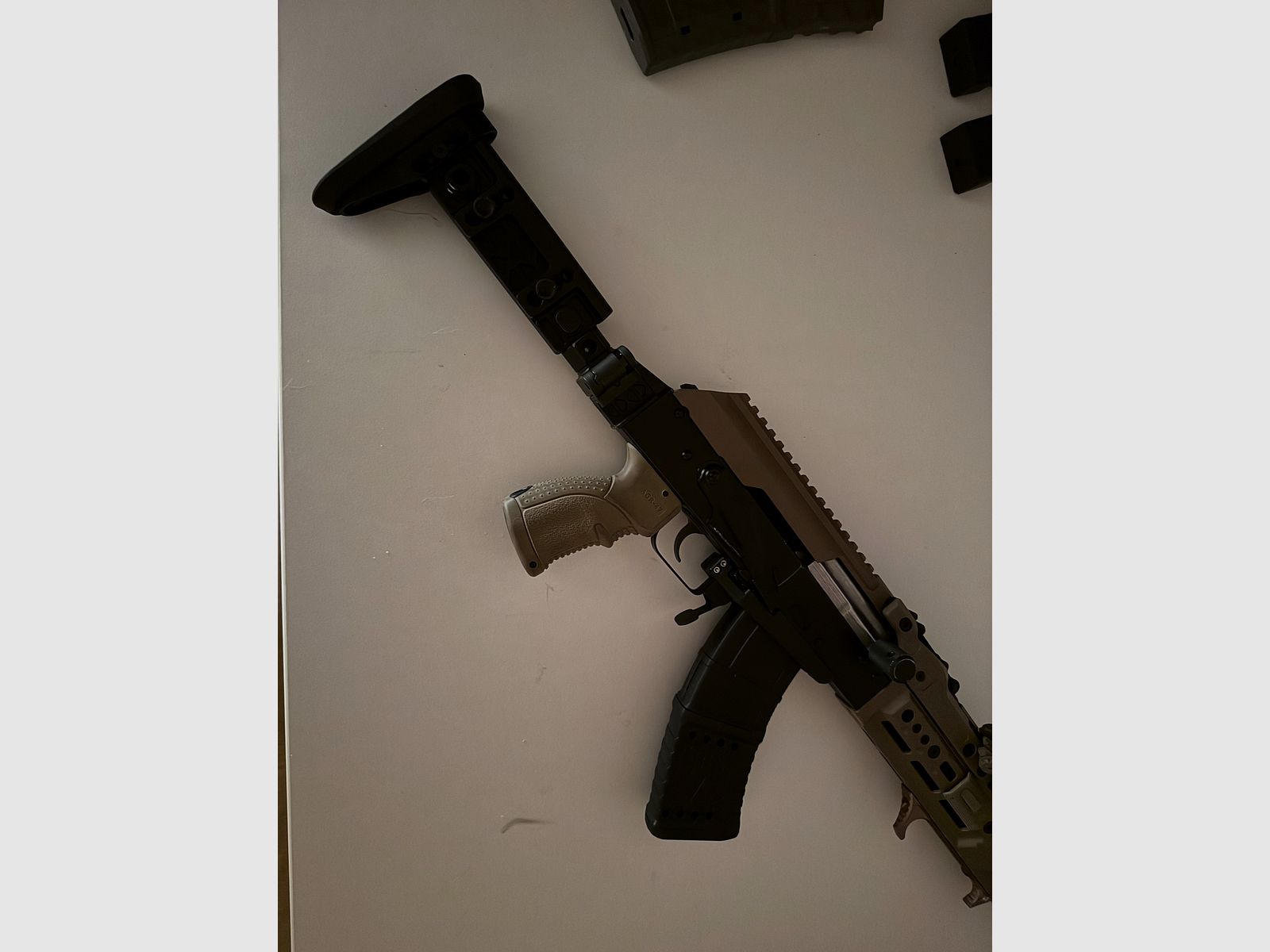 Midwest Industries Alpha Ak Folding Stock + Picatinny Adapter