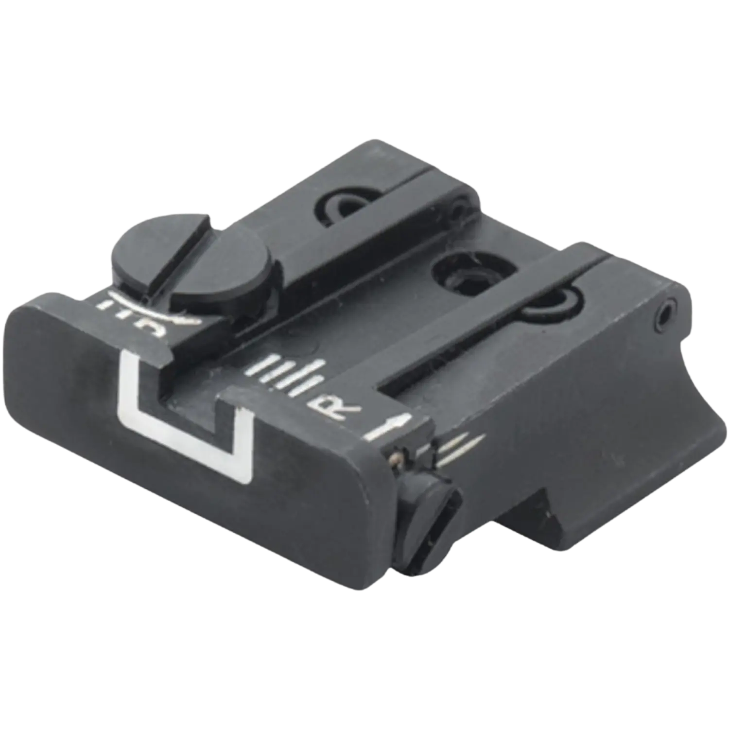 LPA Mikrometer-Visier "TPU" ohne Korn für Walther P99 & S&W SW99 Modelle I White Outline