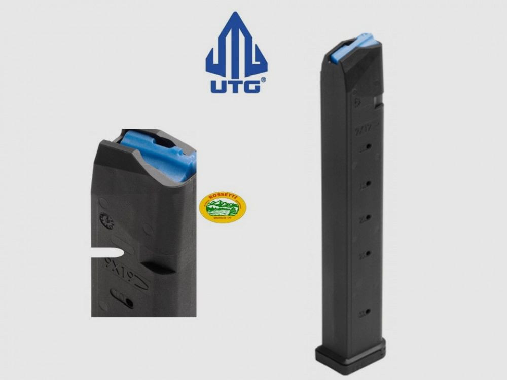 LEAPERS UTG Magazin GLOCK 33 Schuss Kal.9