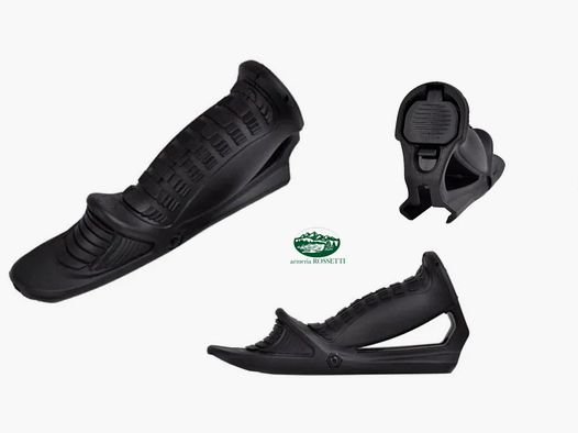 HTG Impugnatura angolata e thumb stop nera KAIATS