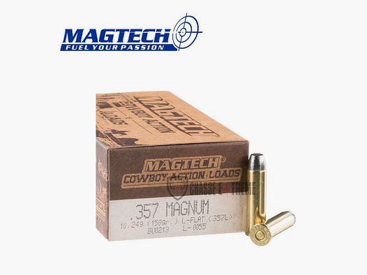 50 nabojów MAGTECH Cowboy Action kal 357 Mag 158gr LFN