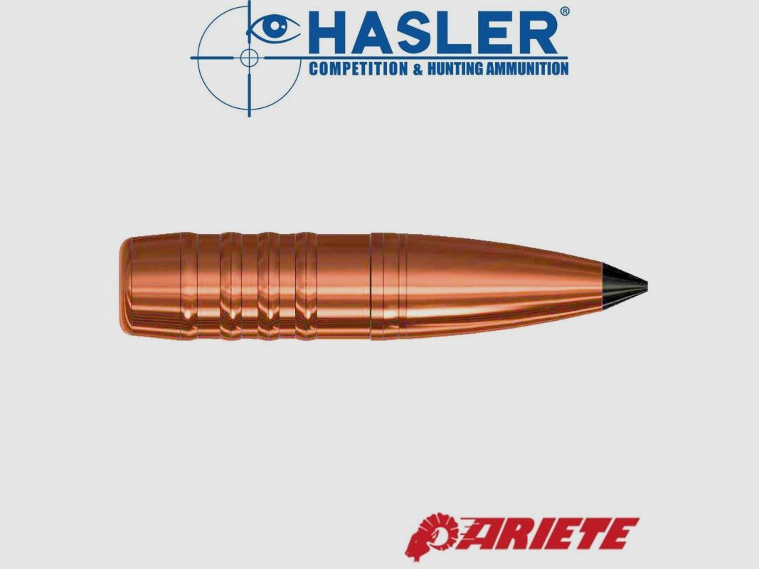 Hasler Hunting Ariete Ogiva HA kal. 7 (.284) 139 grn cb 0,430 - 5 ringen