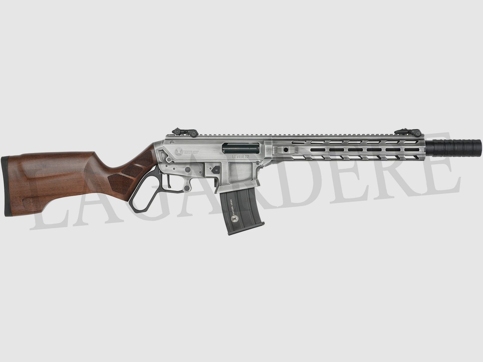 PANZER ARMS USA LEVER12 GRAU HOLZ 18,5" (REPETIERFLINTE MIT GLATTEM LAUF)