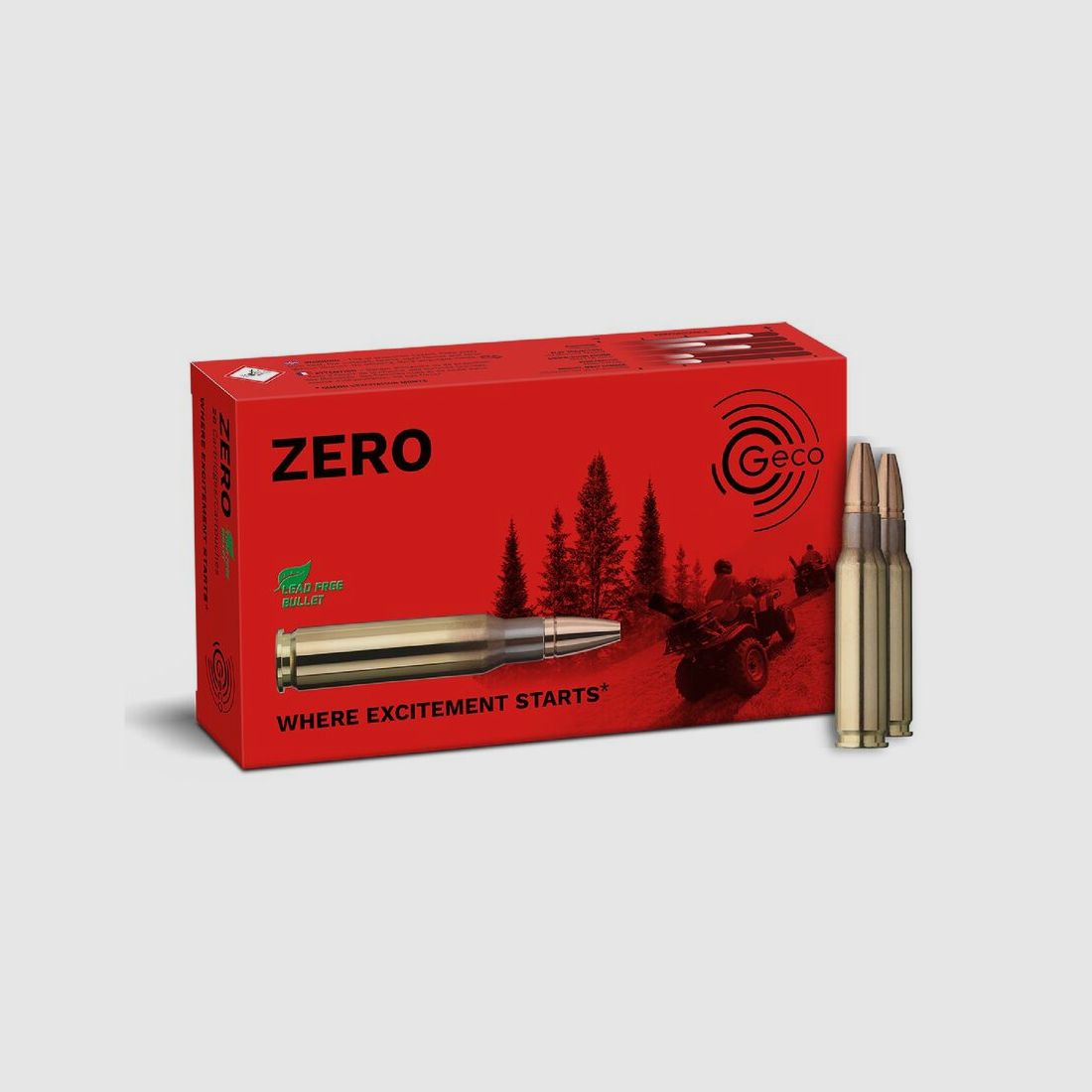 GECO - Munition .308 Win. ZERO 8,8g/136gr