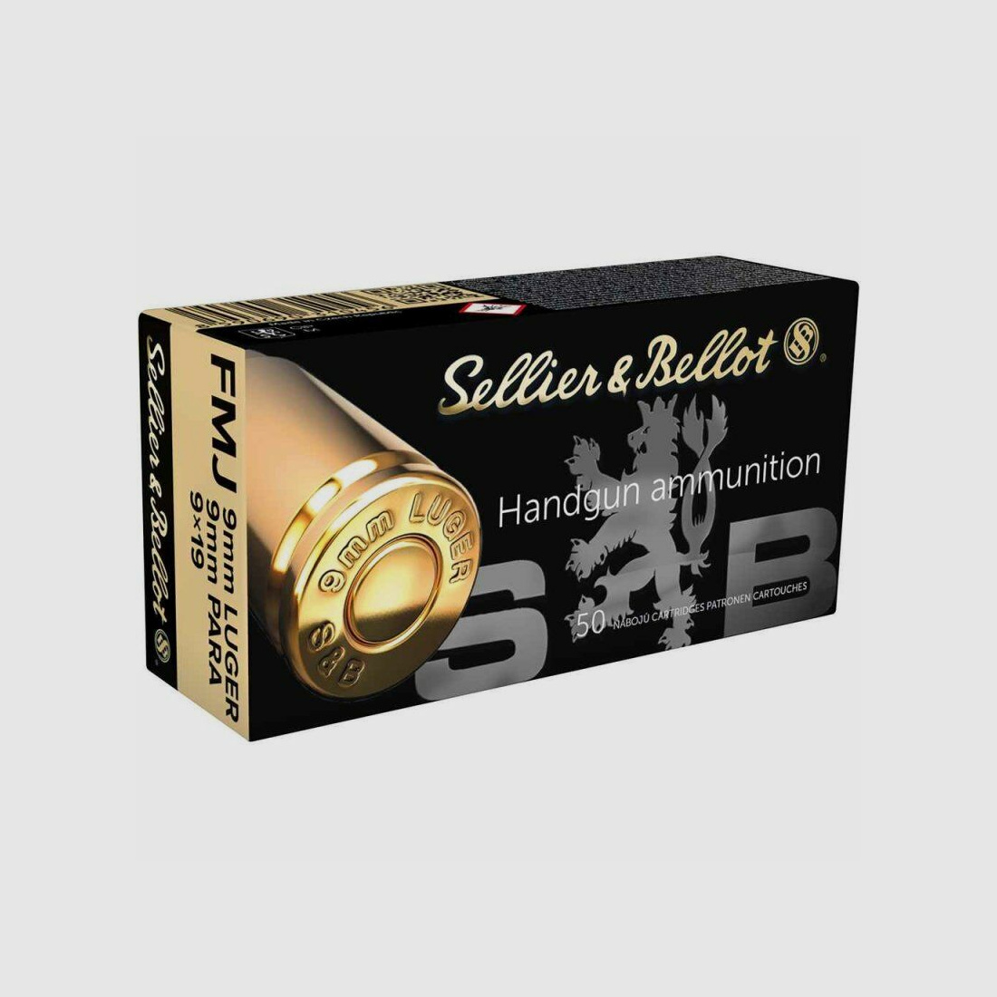 Sellier & Bellot S&B FMJ 124grs - 50Stk