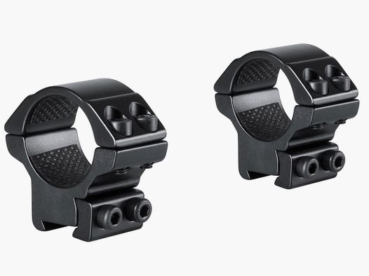 HAWKE 22100 25,4mm Ringmontage Montage voor 9-11mm rail Richtkijker-bevestiging LAAG