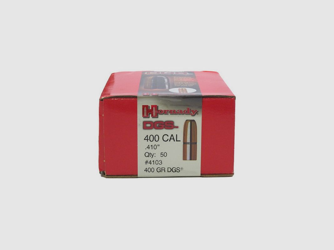 SCATOLA DA 50 OGIVE HORNADY 400 CAL .410 400 GRS DGS