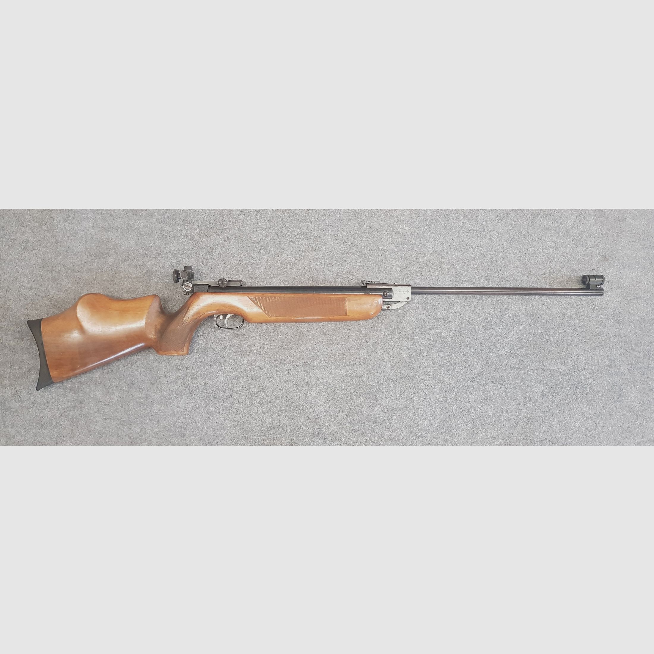 Sehr altes Weihrauch HW55 T  mit Tiroler Walnussschaft Knicker Luftgewehr  ohne F-Zeichen aus den 60iger Jahren cal. 4,5mm Diabolo