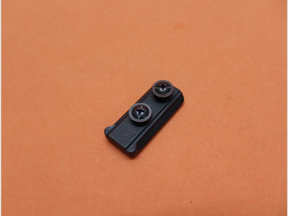CAA Tactical AR-15: Picatinnyrail TDI Polymeer Zwart (SR-B) 47mm/ Picatinnyschiene gatafstand 19mm/ Ø9,5mm