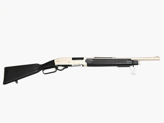 UH Rep. Flinte Adler, Mod. A-110AW, nickel, 12/76, 20″ Lauf, 5 Schuss, Synthetikschaft
