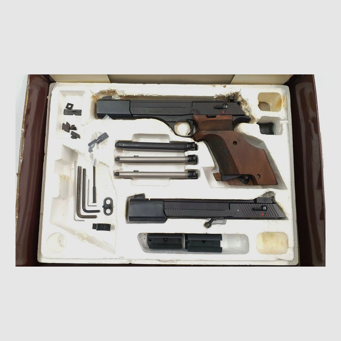 Pistol Erma Mod.ESP85A including interchangeable system with accessories