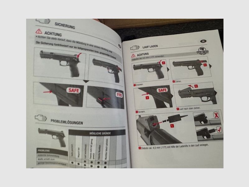 Umarex DX17 Luftpistole mit viel Zubehör