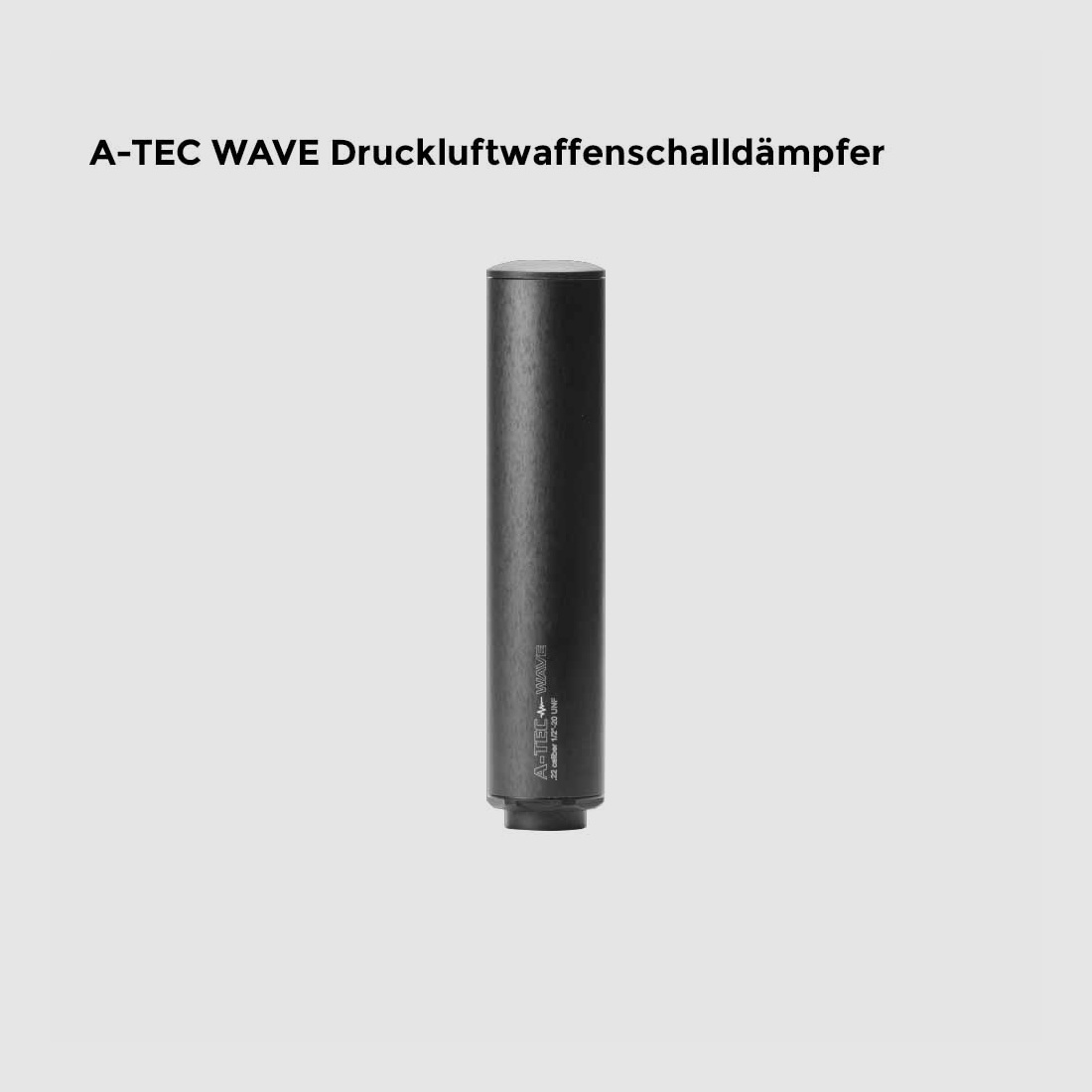 A-TEC WAVE Druckluftwaffenschalldämpfer 1/2”-28 UNEF