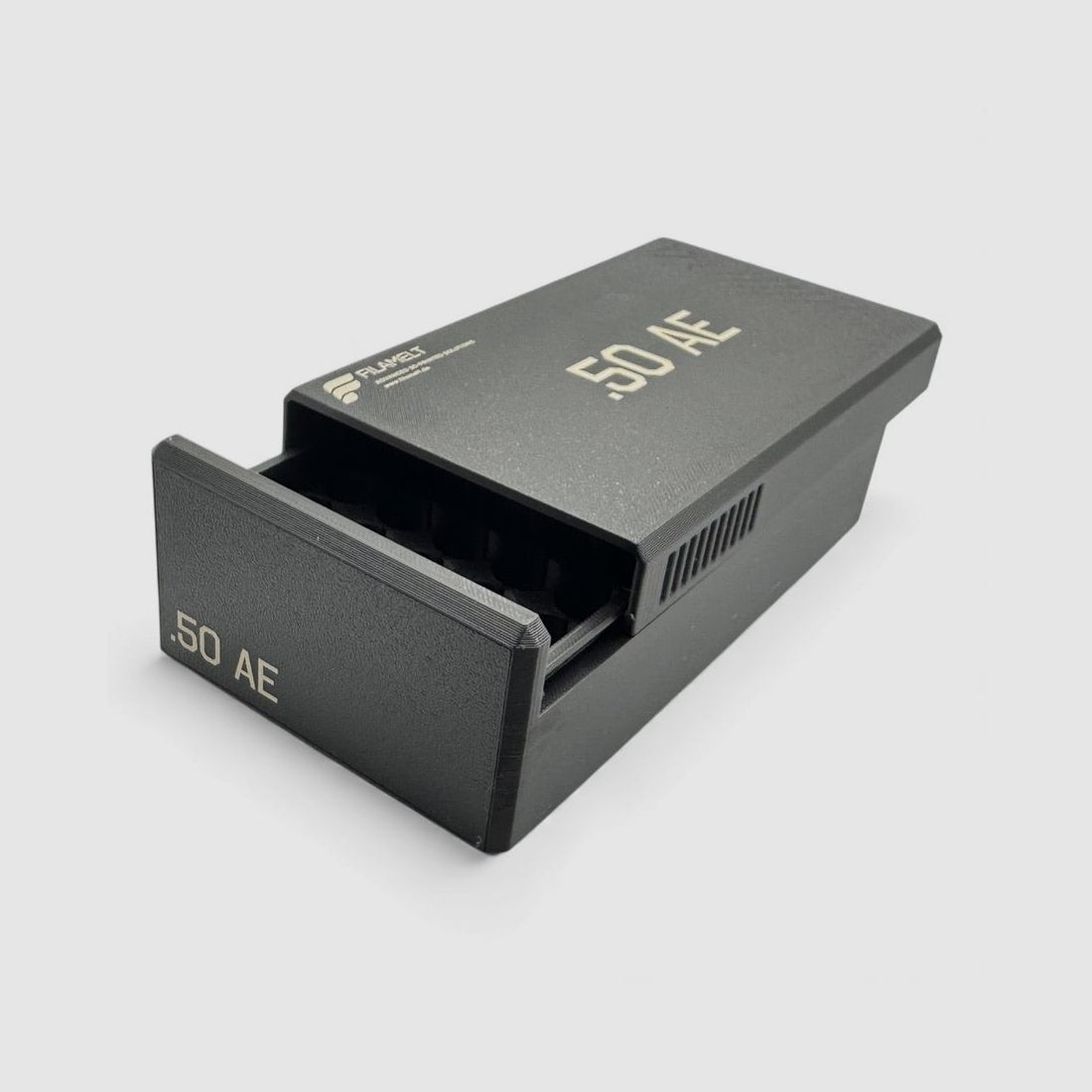 Filamelt Munitionsbox / .50 AE / ‘Schiebedeckel’ / Patronenbox, Ammo Box