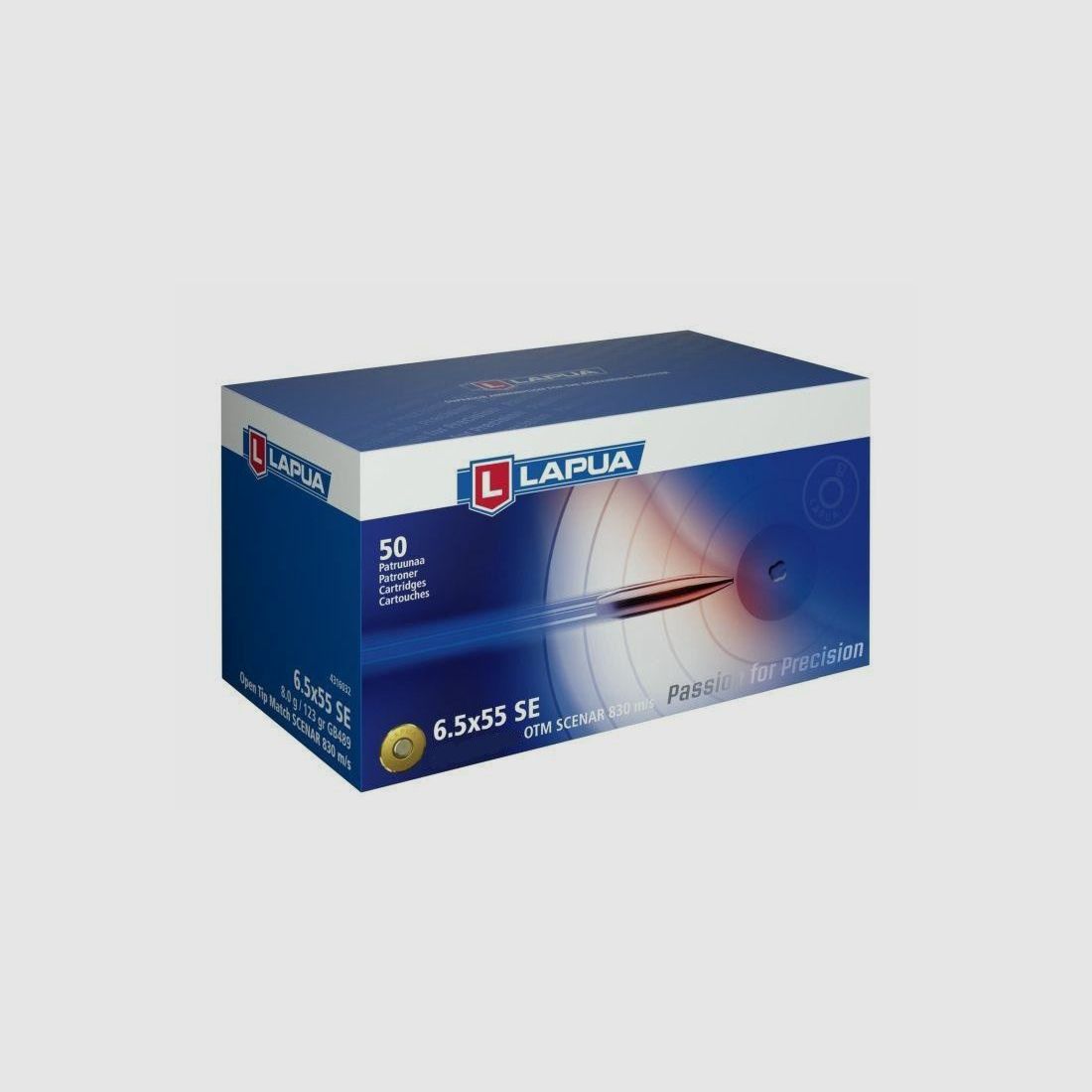Lapua Büchsenmunition 6,5x55 SE HPBT Scenar L 8,8 g, Bild 2 von 2