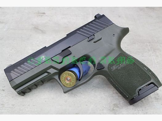 Sig Sauer	 P320 OD Green 9mm P.A.