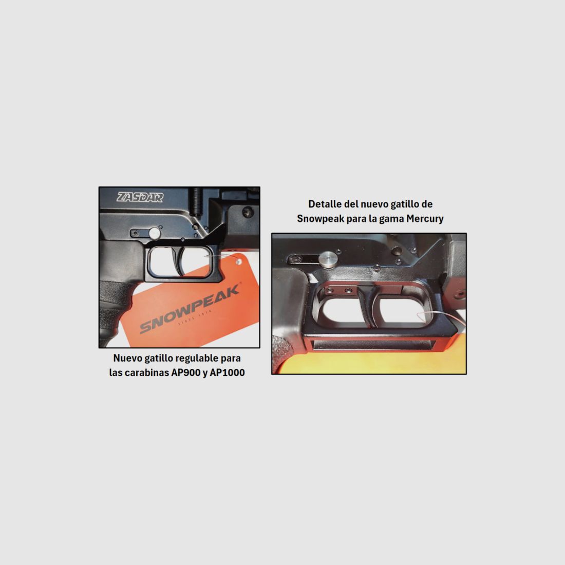 CARABINA PCP SNOWPEAK CAL.5.5 AP900 DEPOSITO DE TUBO DE ALUMINIO, imagen 2 de 3
