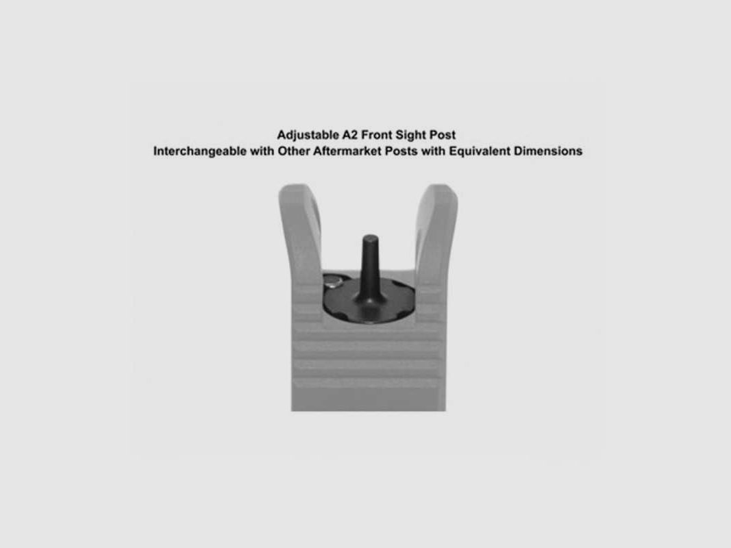 Fixed Sight UTG for AR15 - FIXED SIGHT UTG FOR AR15 (compatible with AD99994), image 3 of 3