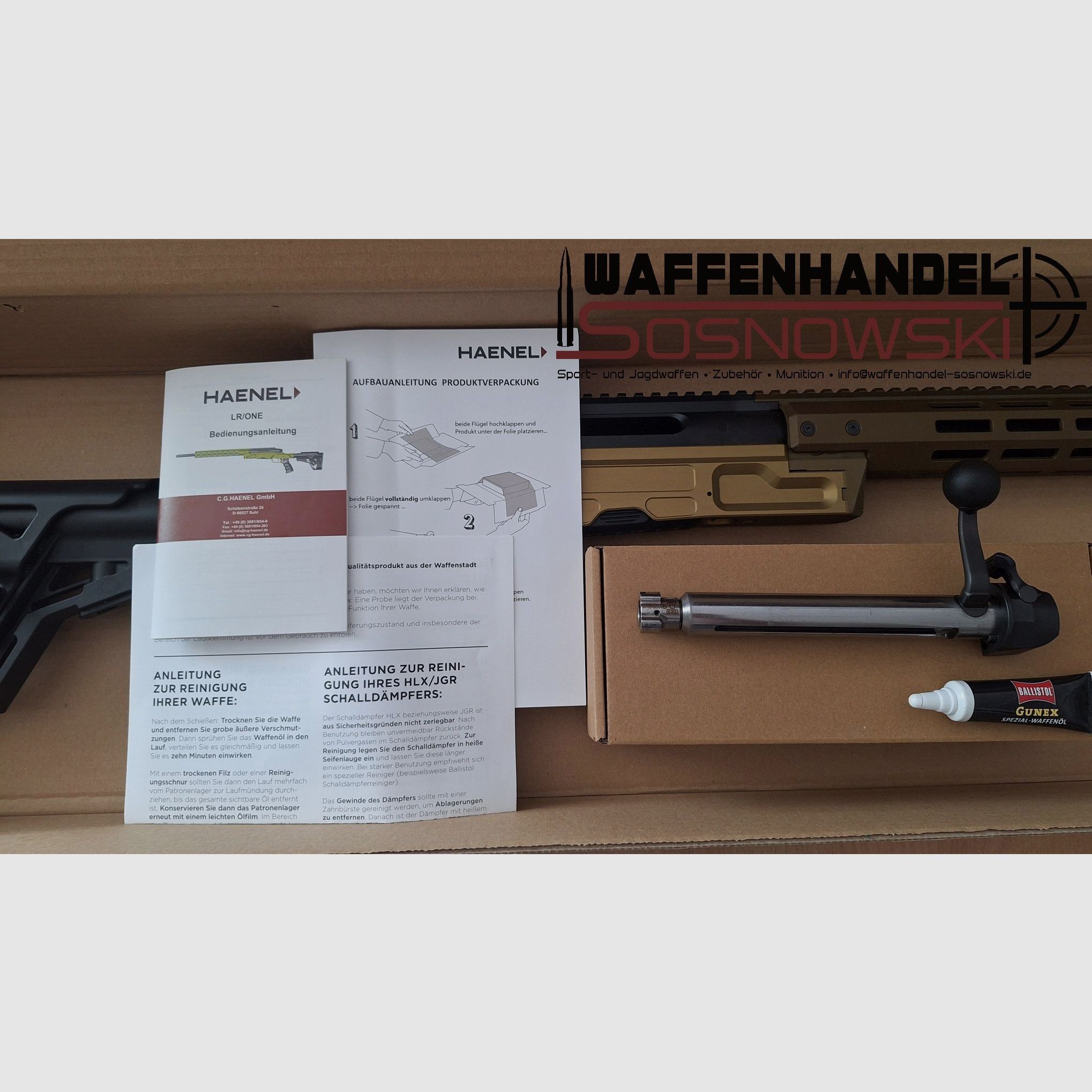 Fusil à répétition Haenel LR/ONE .308 Win.
