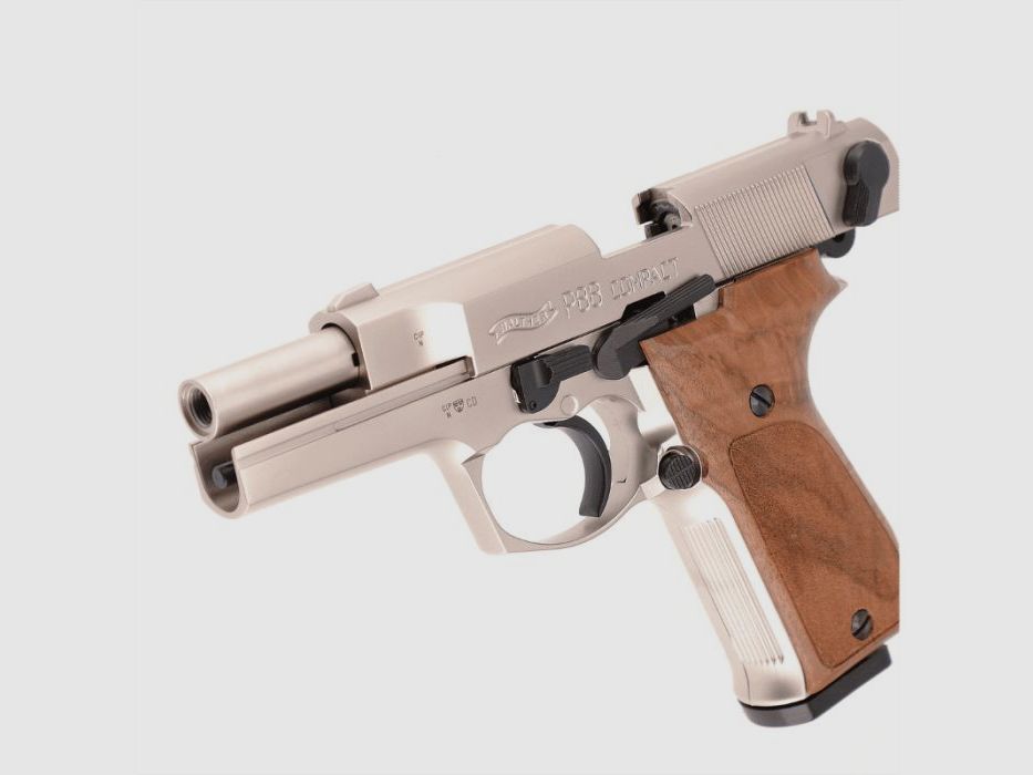 Walther Pistolet de Signal P88 Compact Nickel/Bois 9mm PAK, image 9 sur 14