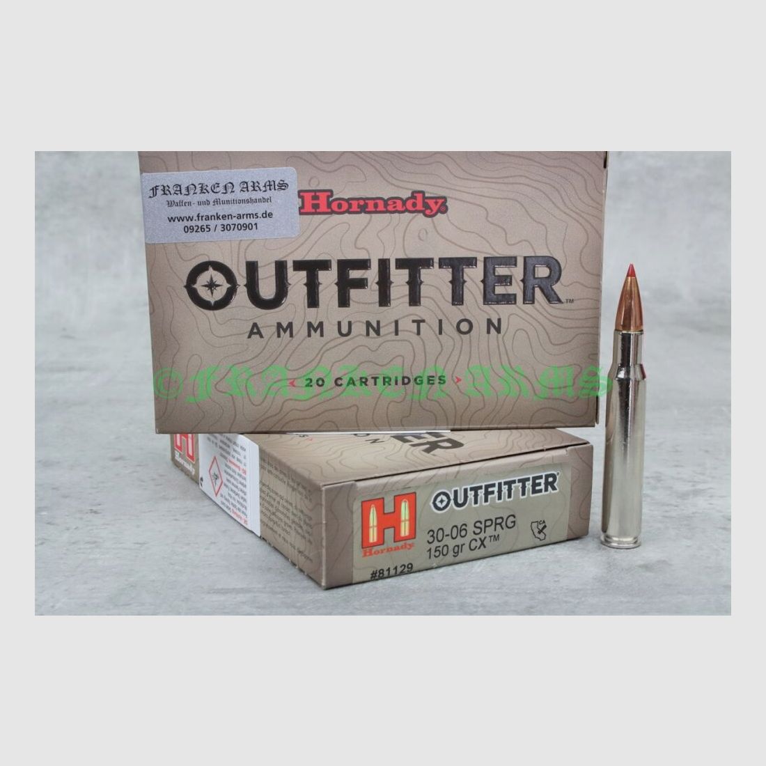 Hornady Outfitter CX .30-06 Spr. 150gr. 9,7g 20 Stück Staffelpreise