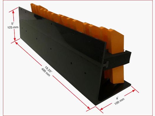 Hyskore mount for single-row magazines