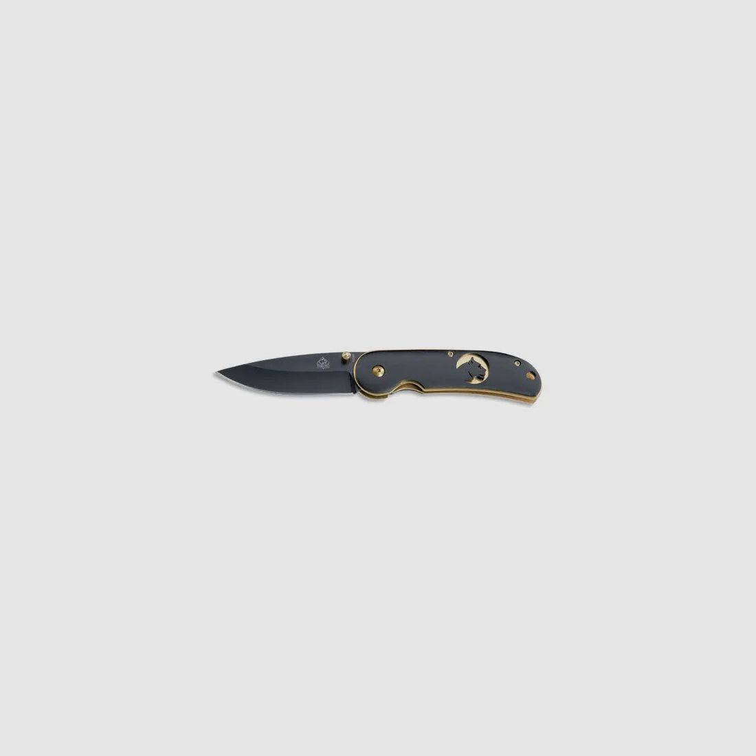 PUMA TEC Einhandmesser (Liner Lock Goldplatinen)