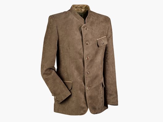 OS-Trachten Herrenjanker in Wildlederoptik