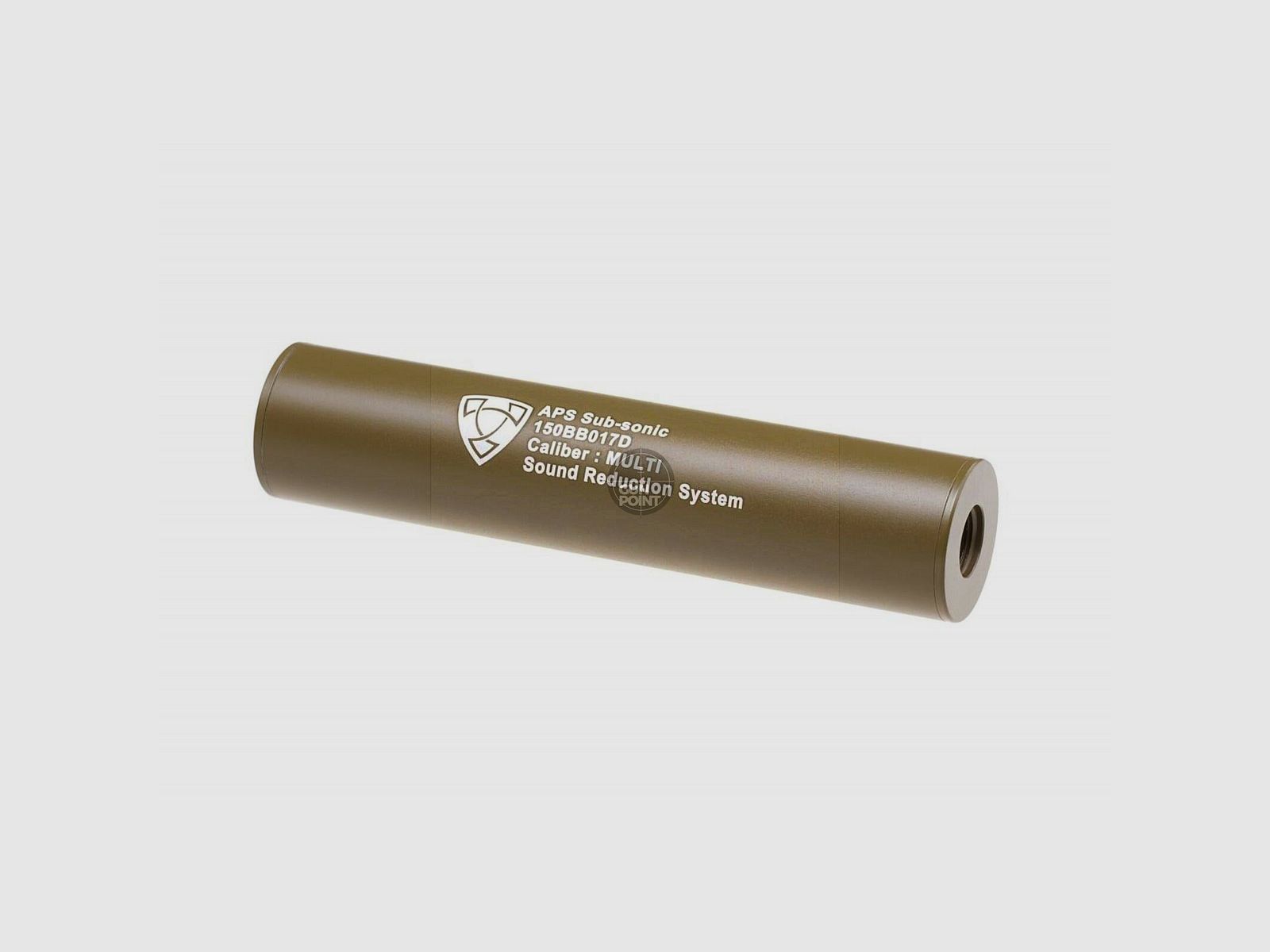 APS 150mm Silencer CCW-Dark Earth