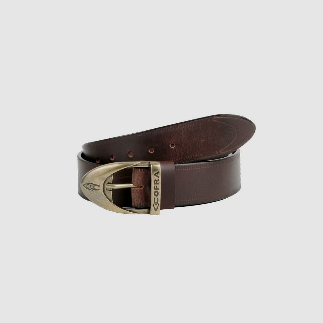 Cofra Bruine Leren Riem Model Street art. V125-0-B1 COFRA, afbeelding 2 van 2