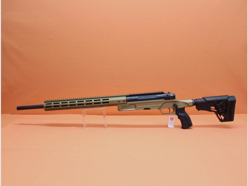 HAENEL Rep.Büchse .308Win Haenel LR/ ONE 60cm Lauf/ Mündungsgewinde M15x1/ eintellbarer Schaft/ Sandfarben