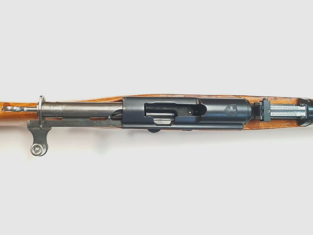Waffenfabrik Bern Carabine à Verrou Suisse Schmidt Rubin K31 Calibre 7,5x55 suisse numéros correspondants + Canon Hämmerli Match