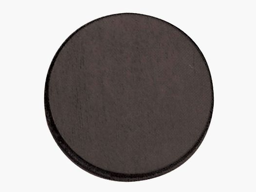 Varkensborden van massief eikenhout - rond, zwart - vanaf 12 cm