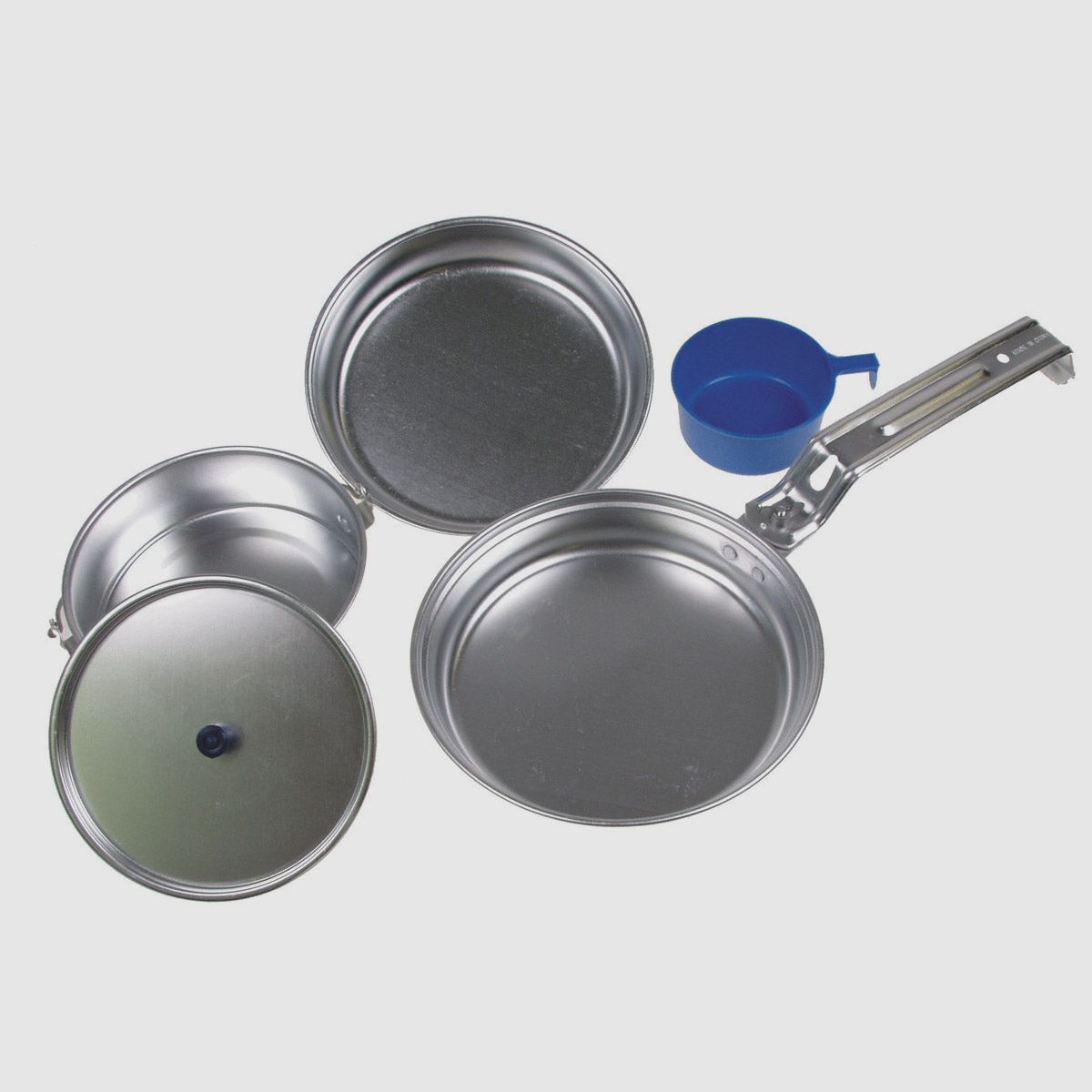 Utensilios de cocina, "Deluxe", aluminio, sartén, olla, taza, cuenco