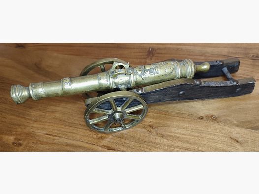 Messing model cannon heavy 35 cm