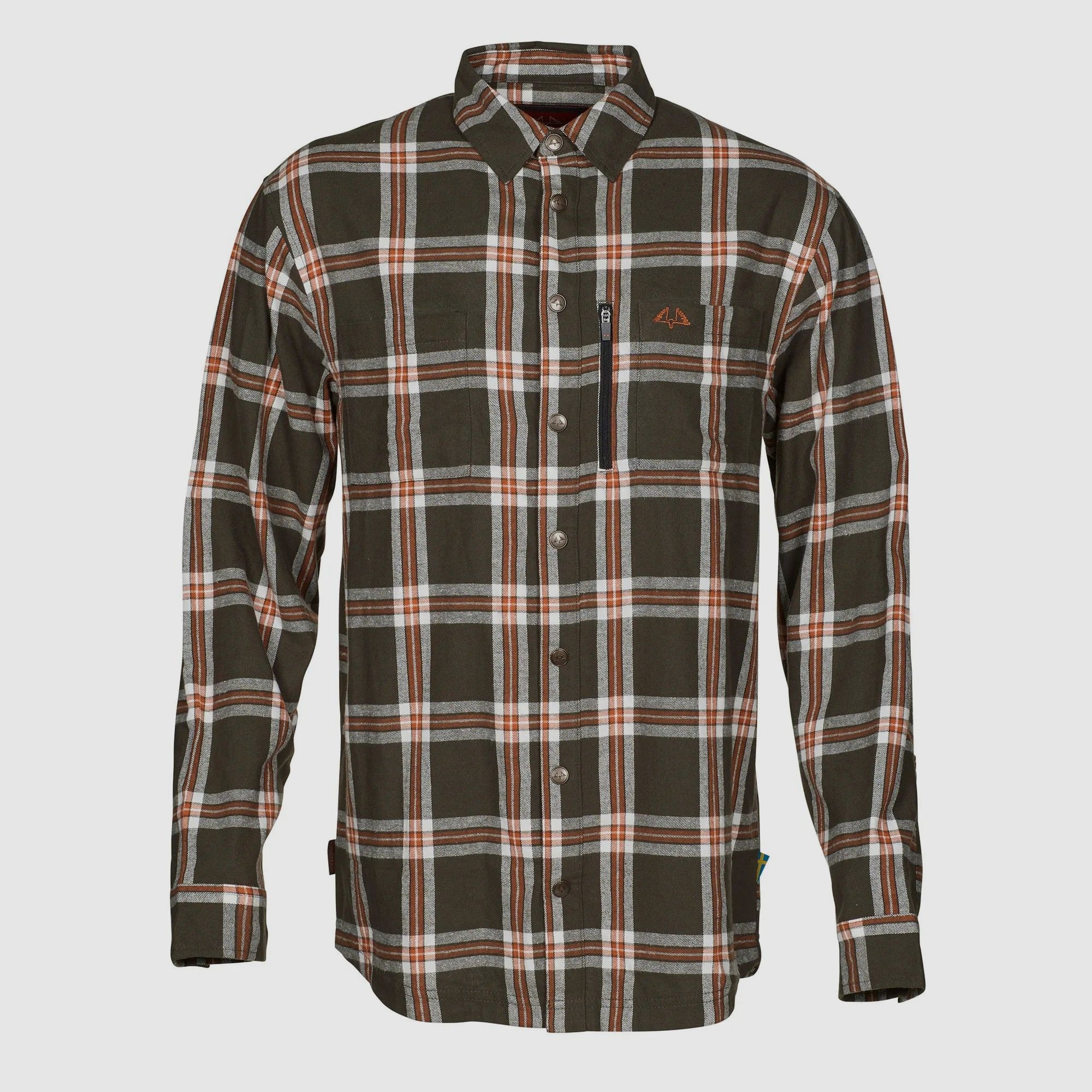 Swedteam Crest Cotton Shirt Men Green 3XL