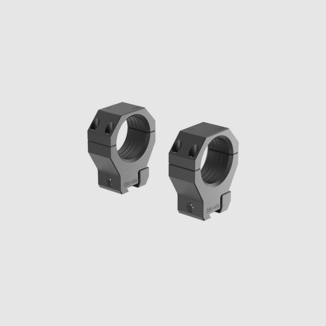 Audere PSR D-Ringe 30mm schwarz H34mm