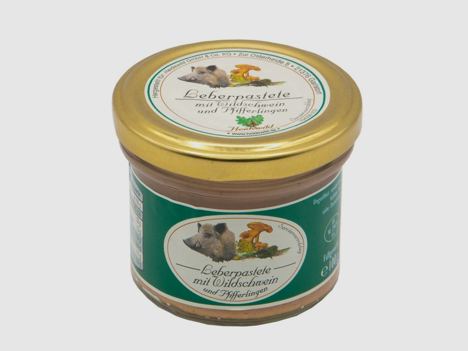 Heidewild Leberpastete mit Wildschwein und Pfifferlingen