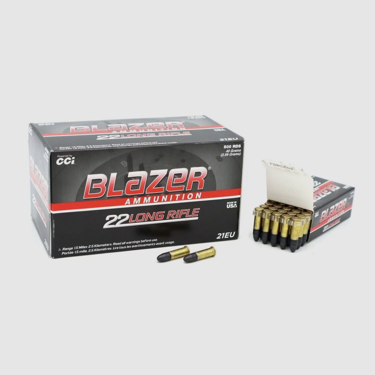 CCI Blazer .22 Long Rifle LRN HV 500 pieces
