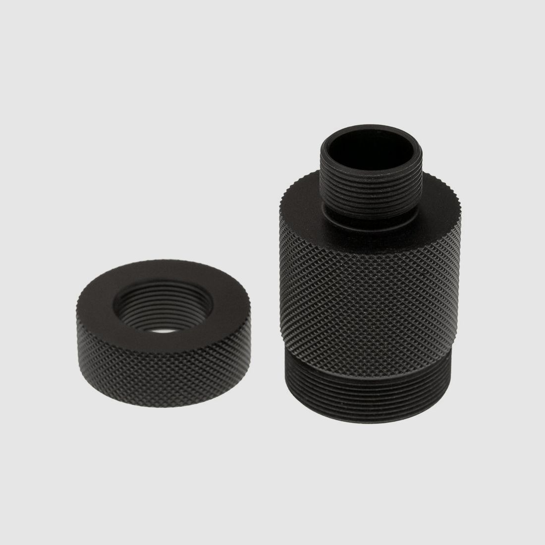 AEA Schalldämpfer Adapter | HP MAX & HP MAX 2 | Challenger BULLPUP .357/.45/.50 |  SCHWARZ