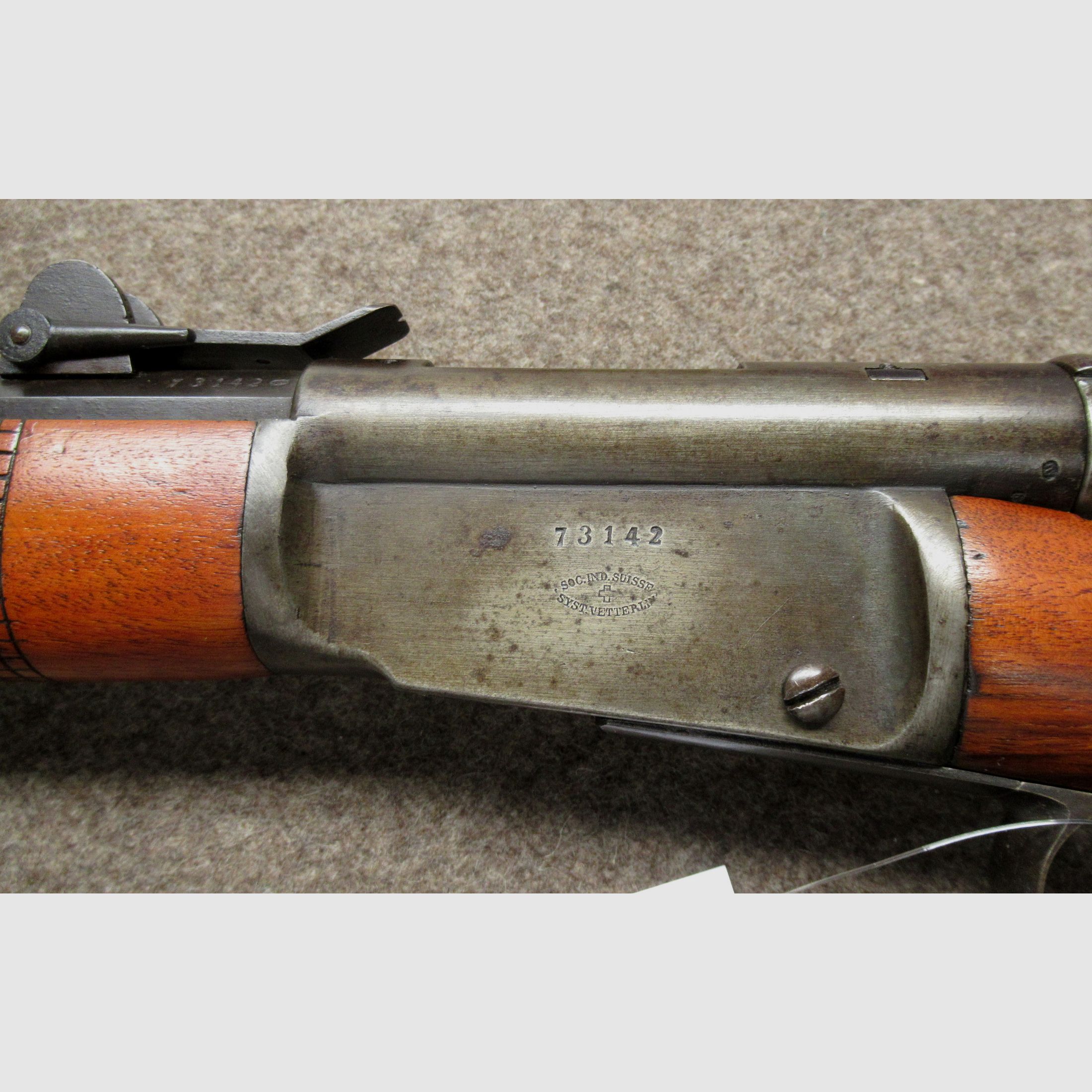 AB-140 VETTERLI Büchse Mod. 1870 Kal. 10.4mm, Bild 3 von 4