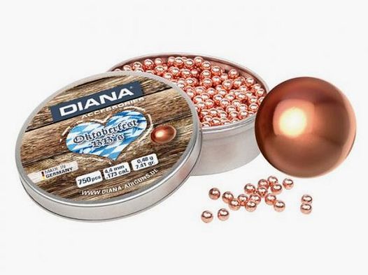 Diana Oktoberfest 4,4mm BB's, 750 Kugeln/je Packung für Oktoberfestluftgewehr