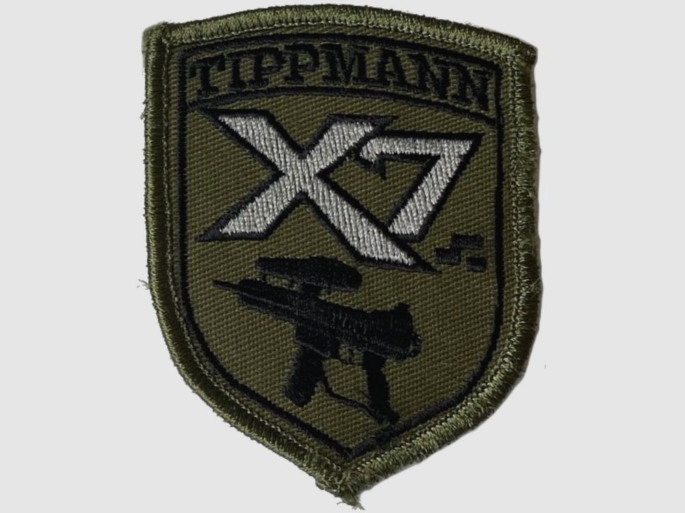 Paintball / Airsoft naszywka rzepowa haftowana (Tippmann X-7)